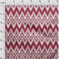 thumbnail image 2 of oneOone Georgette Viscose Fabric Chevron Ikat Printed Craft Fabric BTY 42 Inch Wide, 2 of 4