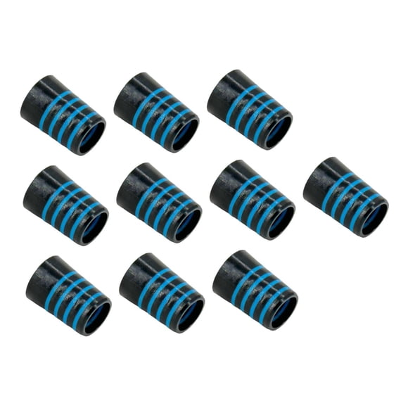 ZLight 10 Pcs Embouts de Golf en Fer ID:0.370 Od:0.540 Longueur:0.750 Embouts Blancs Portables Vert Noir Bleu 0.37