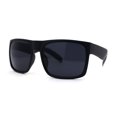 thumbnail image 1 of Mens OG Flat Top Rectangle Gangster Mob Shade Sunglasses Matte Black, 1 of 4