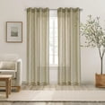 thumbnail image 1 of Banan Sheer Grommet Indoor Curtain, 1 of 6