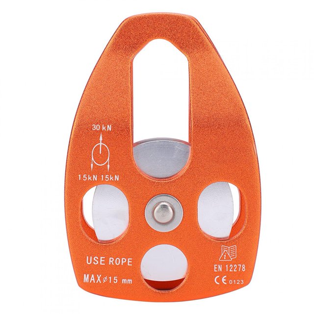 FAGINEY High Durability Single Sheave, Pulley, For Ski Patrol Tower Work