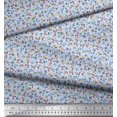thumbnail image 3 of Soimoi Satin Silk Fabric Earthworm,Fruit & Insect Print Sewing Fabric Yard 42 Inch Wide, 3 of 3