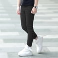 thumbnail image 2 of GDREDA Girls' Basic Solid Full Length Cotton Soft Leggings (Black,4-5 Years), 2 of 5