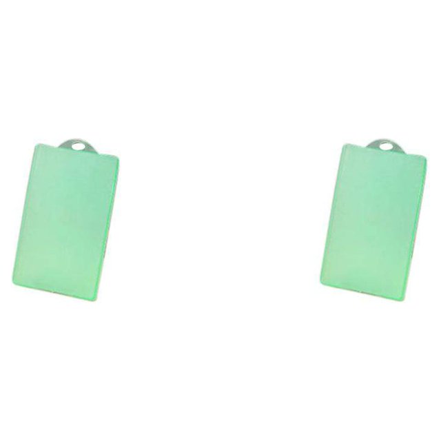 crativent Slim PVC Transparent IC Card Bus Card Credit Card Bus Card Credit Card Cover Case Holder Without Rope 5 2Set