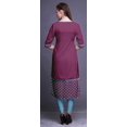 thumbnail image 4 of Bimba Robe Kurti Longue Imprimée Tunique Droite Robes pour Femmes Haut Indien, 4 of 5