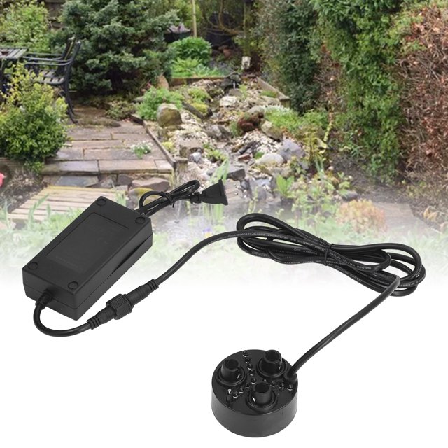 FOG MAKER 3 HEAD PREVENT CORROSION MIST MAKER WITH COLORFUL LIGHT FOR HUMIDIFYING ROCKERY VASE, 110-240V