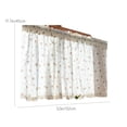 thumbnail image 3 of Jubipavy Door Curtains Door Window Crushed Roses For Kitchen Door Curtains Inside House Bedroom Drift Curtains Screen Curtain Partition Curtains H 17.7 Inches, 3 of 9