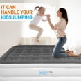thumbnail image 3 of SereneLife Matelas Gonflable Gonflable Haut de Gamme avec Pompe Interne, 3 of 7