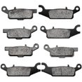 thumbnail image 1 of KMG Front + Rear Brake Pads Compatible with 2007-2011 Yamaha YFM 700 Grizzly Auto 4X4 EPS - Non-Metallic Organic NAO Brake Pads Set, 1 of 4