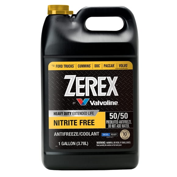Zerex Extended Life Sans Nitrite, Usage Intensif (HD) 5050 Prédilué Prêt à l'Emploi Antigel Refroidissant 1 gA