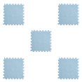 thumbnail image 2 of 5Pcs 11.81Inch Square Puzzle Polyester Velvet Carpet in 14 Colors, 2 of 9