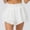 White, variant on Elvqul Skirt for Women Summer Mini Skirt Plain White Pleated Womens Short Skirts Elastic Waisted