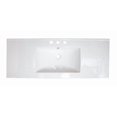 thumbnail image 2 of American Imaginations 48-in. W 3H8-in. Ceramic Top Set In White Color - Drain Incl. AI-32630, 2 of 8