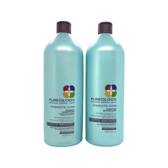 Pureology Strength Cure Ensemble Duo Shampooing et Revitalisant 33,8 Oz Ensemble