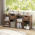 thumbnail image 2 of Costway 2 PCS 3-Cube Bookshelf 2-Tier Open Shelf Bookcase with Drawer Home Storage Organizer, 2 of 10