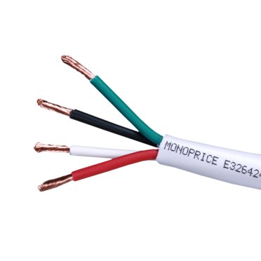 Monoprice Access Series - Bulk speaker cable - 100 ft - white