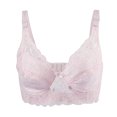 thumbnail image 1 of INSPIRE CHIC Women Full Cup Bras Breathable Comfort Floral Lace Full Coverage Non Padded Underwired Bra 46/105 Fit 44B/C Light Pink, 1 of 6