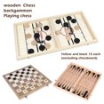 thumbnail image 3 of Lutabuo 30pcs Wooden Chess Pieces Draughts Checkers Backgammon Pieces for Kid Board Game, 3 of 9