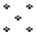 thumbnail image 1 of Decodeary 50pieces Low Maintenance Soft Texture Fabric For Albums And Decorations Realistic Appearance Fiber Wide Application Black 4.5cm 5Set, 1 of 6