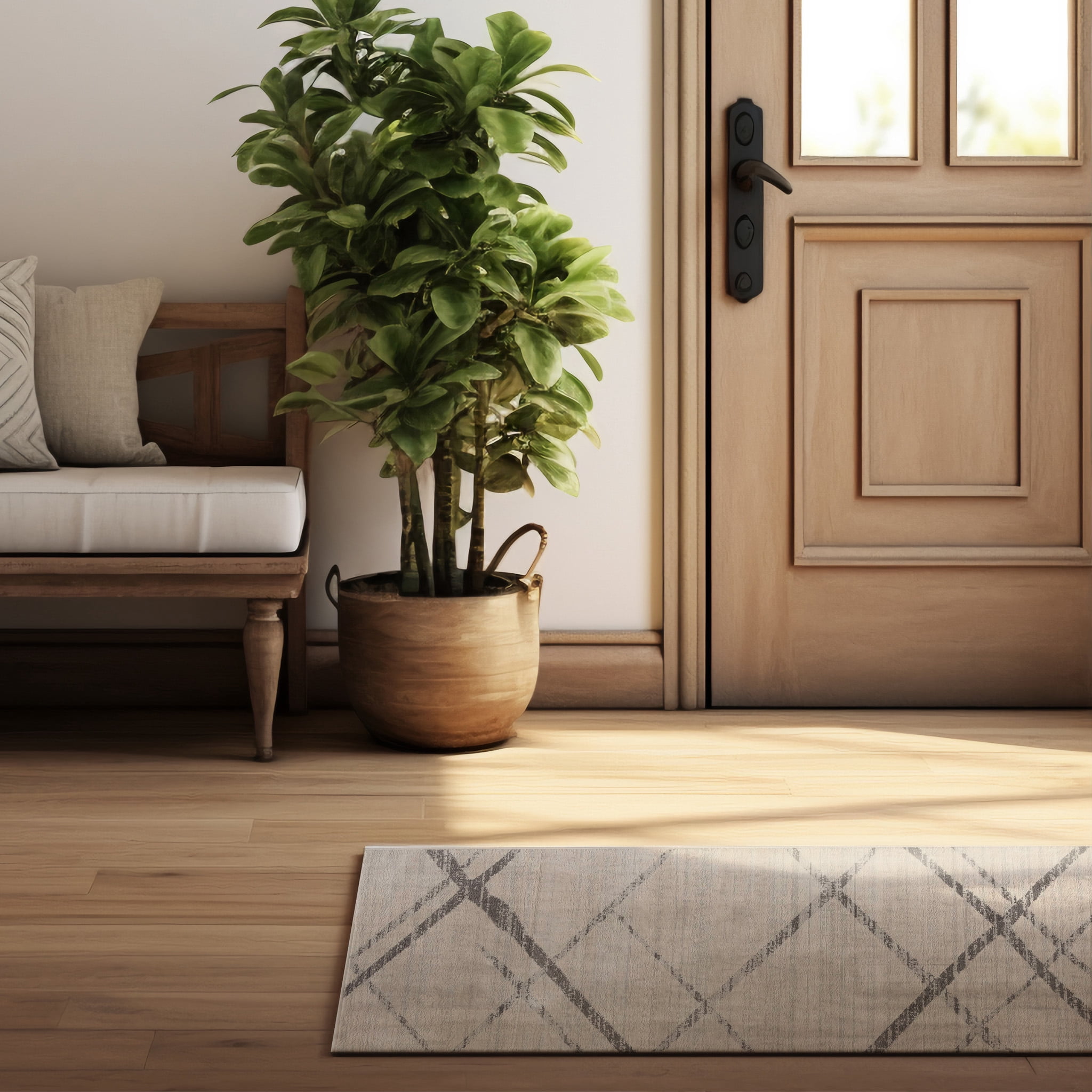 Rug Branch Savannah Collection Modern Geometric Area Rug