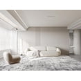 thumbnail image 2 of 9x12 Area Rug Living Room Rugs - Washable Neutral Modern Abstract Soft Thin Large Rug Indoor Floor No Slip Rug Carpet for Bedroom Under Dining Table Home Office Decor - Grey, 2 of 8