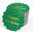 thumbnail image 4 of Inkdotpot 100 Pack Real Gold Foil Paper Tags Happy Birthday Favor Hang Tags, 4 of 6
