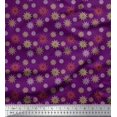 thumbnail image 1 of Soimoi Rayon Fabric Artistic Floral Printed Craft Fabric by the Yard 56 Inch Wide, 1 of 3