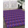 thumbnail image 3 of Ahgly Company Tapis d'Intérieur Lavable en Machine Carré Transitionnel Violet Iris Violet, 5 Pieds Carré, 3 of 7
