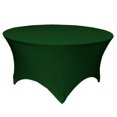 thumbnail image 1 of LA Linen TCSpandex60Rx30H_GreenEmeraldX32 LA Linen Round Spandex Tablecloth, 60-Inch Round 30-Inch High, Green Emerald, 1 of 3