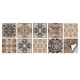 thumbnail image 1 of Clearance! 10 Pieces Of Color Seamless Frosted Tiles For Tiles With Adhesive Wear Non Slip Home Wall Stickers, 1 of 9