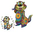 thumbnail image 4 of Wood Marmot Shape Puzzle 210-Piece Hard Irregular Jigsaw Brain Teaser Board Game for Adults Family Desk Showcase Unique Gift, 4 of 8