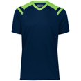 thumbnail image 1 of Adult Sheffield Jersey, Navy & Lime - Extra Large, 1 of 1