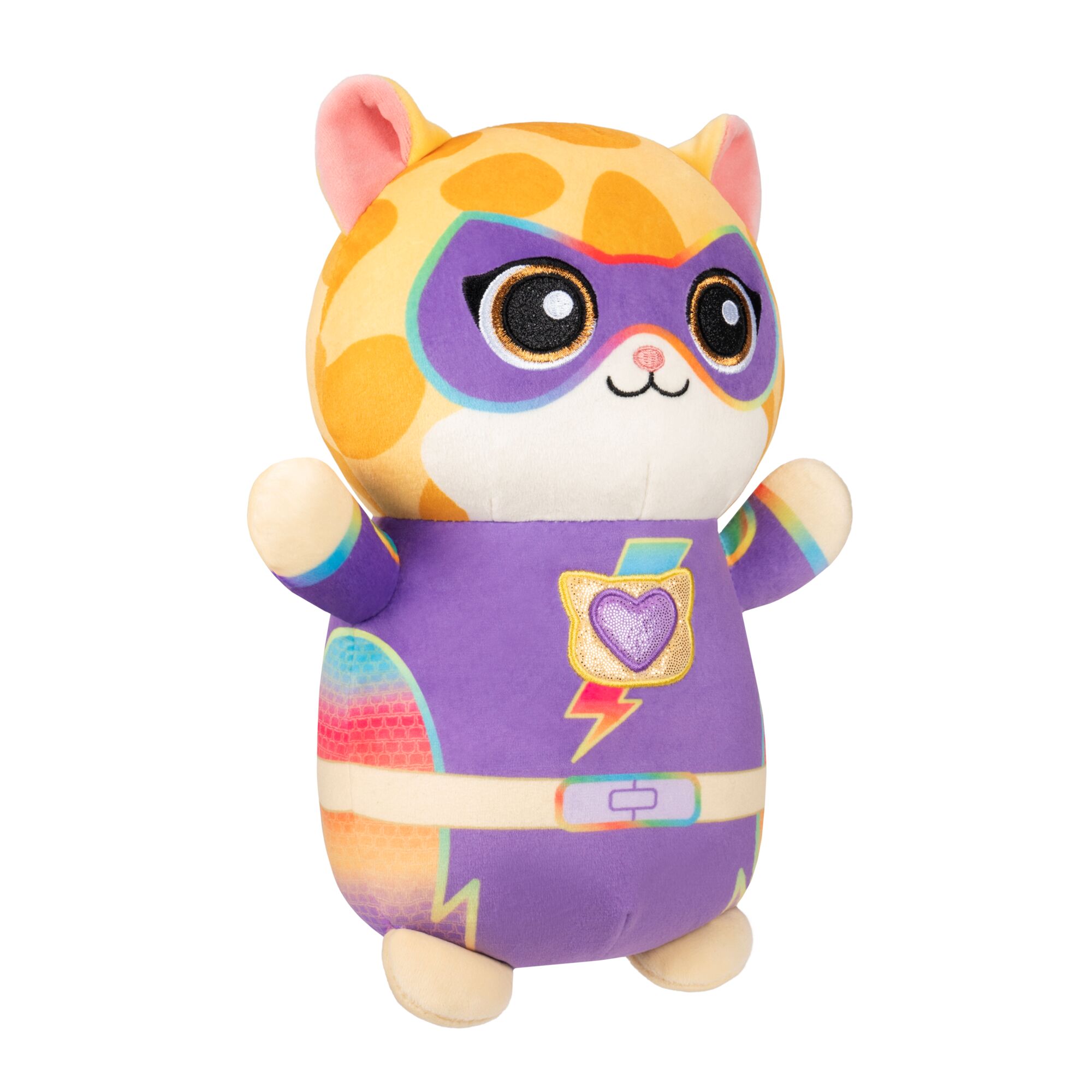 HugMees Squishmallows Sparks SuperKitties 10 pouces