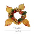 thumbnail image 2 of Candle Ring Wreath Christmas Decoration Small Wreaths For Pillars Rustic Wedding Centerpiece Creative 1 PC, 2 of 10