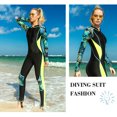 thumbnail image 4 of Charmo Combinaison de Surf pour Femmes à Manches Longues, une Pièce Colorblock, 4 of 4
