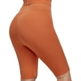 thumbnail image 4 of Qtocio Plus Size Shorts,Women's Solid Color High Waisted Supportive Shorts for Yoga and Workout Summer Activities, 4 of 4