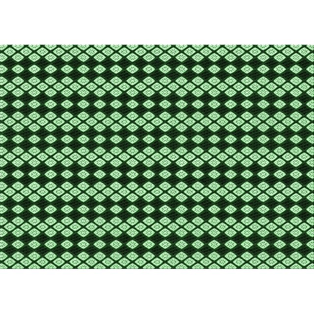 Ahgly Company Machine Washable Indoor Rectangle Transitional Pastel Green Area Rugs, 2' x 3'