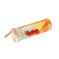 thumbnail image 2 of 700ml Straw Cup, Reusable Boba Cup with Dry Wet Separation Design, Plastic Iced Coffee Cup for School, Travel, Fishing, Cycling, 2 of 8