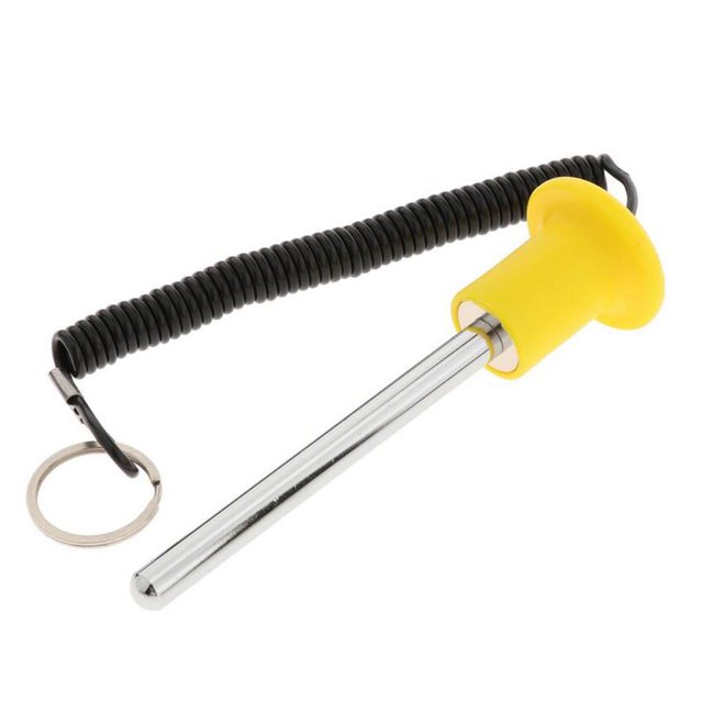 jinwen Weight Stack Pin Accessories Multipurpose Stainless Steel Weight Machine Pin Yellow 10x100mm
