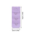 thumbnail image 3 of 10 Pcs Rallonges de Soutien-Gorge pour Femmes Crochets d'Extension de Brassière Étroits 3 Rangées 1 Bouton Extension de sous-Vêtements (Couleur Aléatoire), 3 of 9