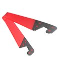 thumbnail image 3 of Ruiboury Support Pliable Ajustable en Forme de V pour Téléphone Intelligent Tablette Taille Portable Rouge 1ensemble, 3 of 5