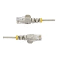 thumbnail image 3 of StarTech.com 1ft Slim LSZH CAT6 Ethernet Cable, 10 Gigabit Snagless RJ45 100W PoE Patch Cord, CAT 6 10GbE UTP Network Cable w/Strain Relief, Gray, Fluke Tested/ETL/Low Smoke Zero Halogen - Category 6 - 28AWG (N6PAT1GRS) - Patch cable - RJ-45 (M) to RJ-45 (M) - 1 ft - UTP - CAT 6 - snagless, stranded - gray, 3 of 4
