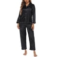 thumbnail image 4 of Ensemble de Pyjama pour Femmes Pantalon Ensemble Mode pour Femmes Tenue d'Intérieur Pyjama Femme Ensemble Deux Pièces Manches Longues Pantalon Ensemble de Pyjama Tenue d'Intérieur, 4 of 9