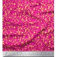 thumbnail image 1 of Soimoi Pink Silk Fabric Aboriginal Mosaic Decor Fabric Printed Yard 42 Inch Wide, 1 of 3