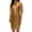 Gold, variant on QIUOMBBP Metallic Dresses for Women Mesh Short Sleeve A Line Midi Sundress Loose Casual Summer Party Dress Black L