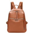 thumbnail image 2 of AMERTEER Women Backpack Tide Bag Wild Soft Leather Student Bag Simple Backpack, 2 of 6