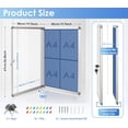 thumbnail image 2 of Fabric Bulletin Board Enclosed Wall-Mounted Display Case for Office Classroom Home x(xA), 2 of 9