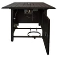thumbnail image 2 of Charlie Convertible Steel Fire Table, Rectangular, Black, 2 of 8
