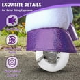 thumbnail image 4 of PonyCycle Ride-On Unicorn Toy for Kids, No Battery Riding Toy with Hand Brake, Indoor Outdoor Use, Ages 3–4, Purple, E313, 4 of 5