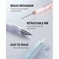 thumbnail image 4 of Nicpro Mechanical Pencils with Case, 0.5mm, HB Lead, 3 Count, 4 of 6